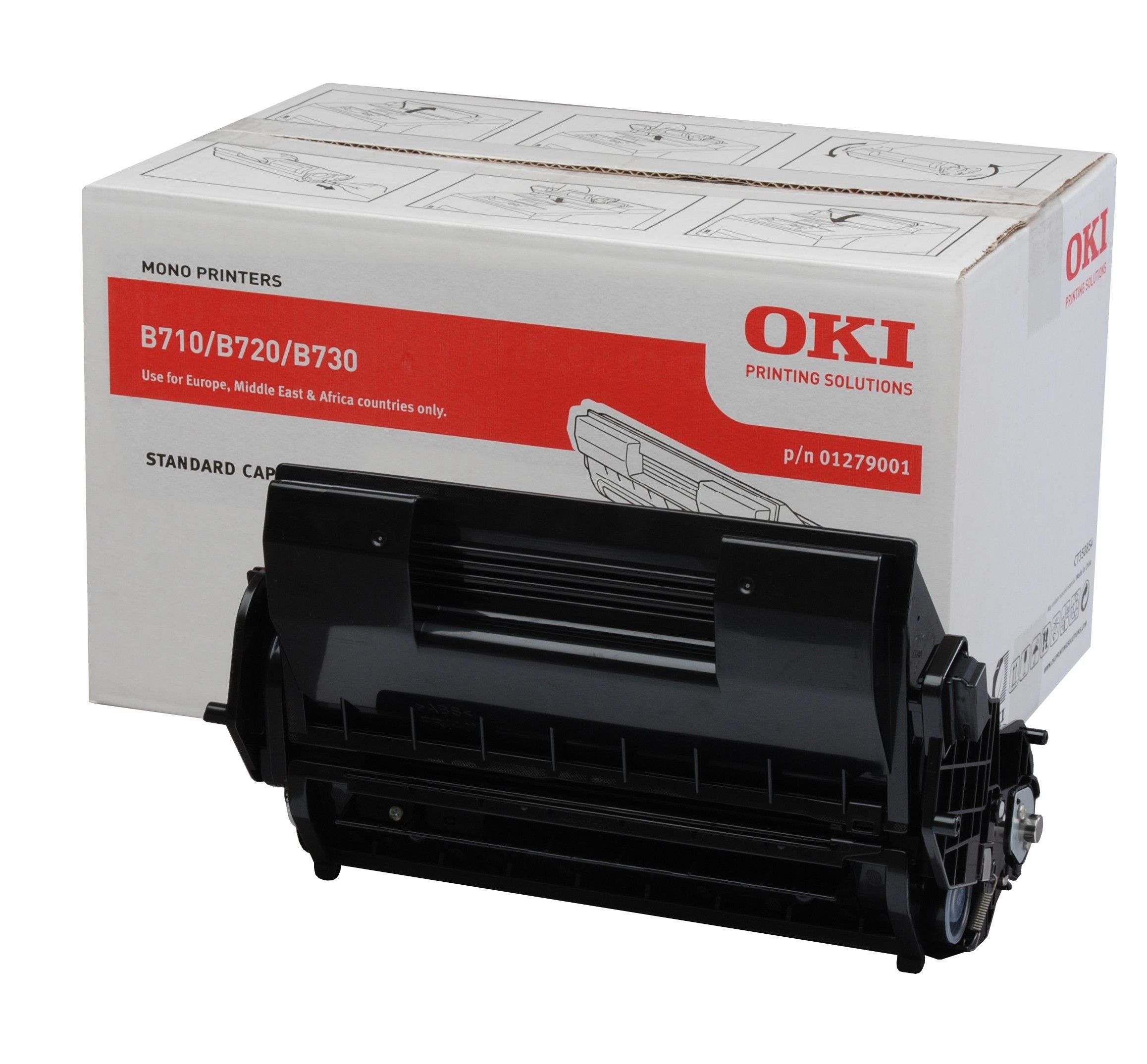OKI 01279001 - Toner laser noir Oki série B710-B720-B730 CT350844 OKI 01279001