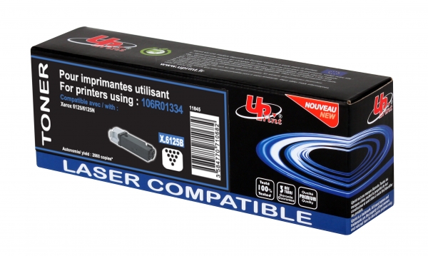 XEROX 106R01334 C - Toner laser noir compatible xerox Phaser 6125 106R1334 CT201082 X6125B XEROX 106R01334 C