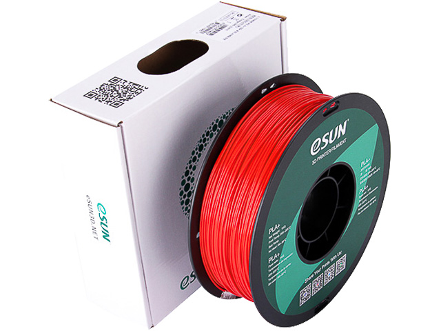 ESUN PLA+P175R1 - Filament PLA+ ESUN 3D 1.75 mm couleur Rouge ESUN PLA+P175R1