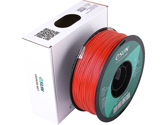 ESUN ABS+P175R1 - PLA+ ESUN 3D FILAMENT en 1,75mm Couleur Rouge 1kg type ABS+P175R1 ESUN ABS+P175R1