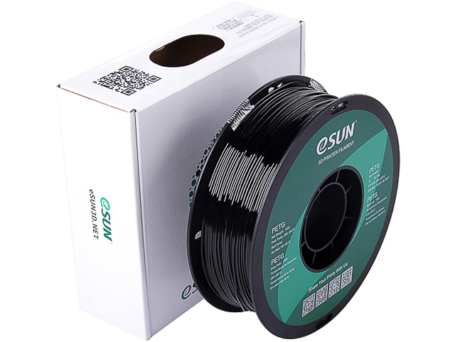 ESUN PETG-P175SW1 - Filament PETG ESUN 3D 1.75 mm couleur Noir Solid ESUN PETG-P175SW1