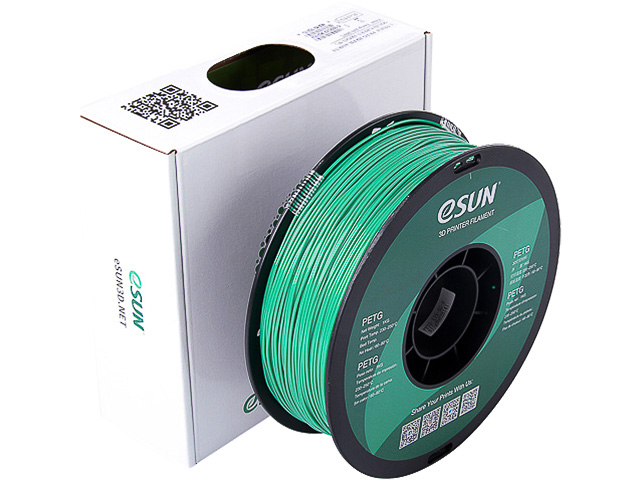 ESUN PETG-P175SG1 - FILAMENT 3D ESun Solid Vert ref PETG-P175SG1 1,75 mm 1KG ESUN PETG-P175SG1