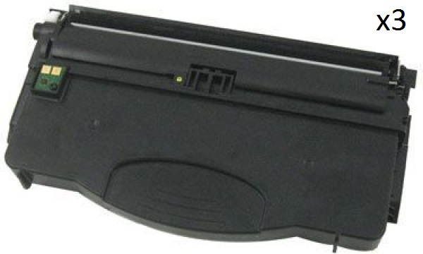 LEXMARK 12016SE Pack 3 C - Pack de 3 toners laser noir lexmark E120 LEXMARK 12016SE Pack 3 C