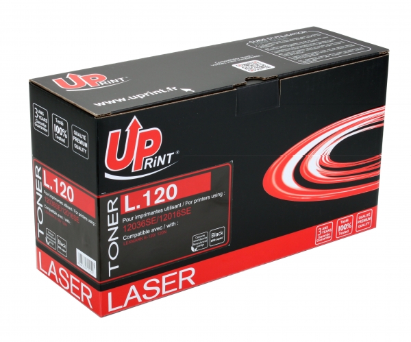 LEXMARK 12016SE C - Toner laser noir compatible lexmark E120 12016SE L120 LEXMARK 12016SE C