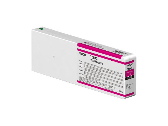 EPSON T55K3 - Cartouche Originale Epson ref C13T55K300 / T55K300 couleur Magenta ULTRACHROME HDX/HD capacité 700ml EPSON T55K3