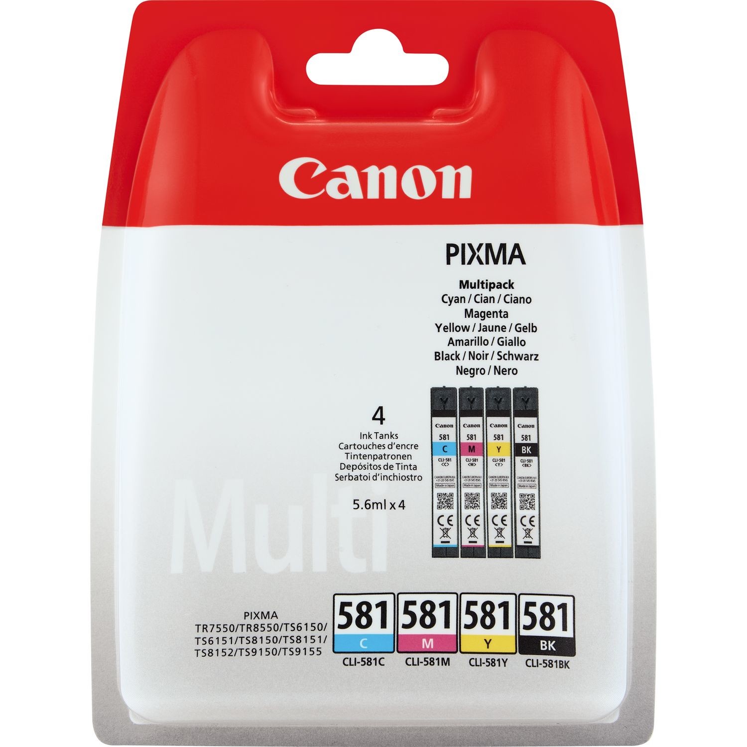 CANON CLi-581 Pack 4