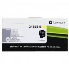 LEXMARK 24B6518 - Cartouche Originale Lexmark 24B6518 couleur Jaune capacité 10000 pages LEXMARK 24B6518