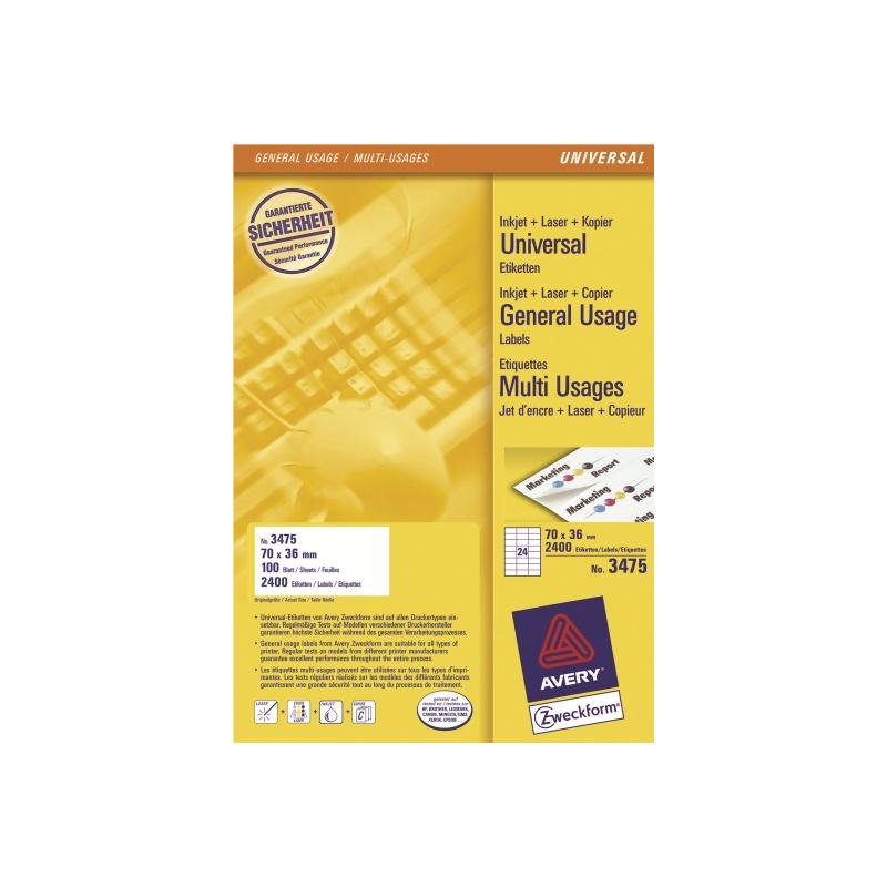 AVERY 3475 ( 148998) Avery