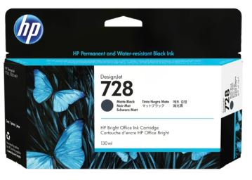 HP HP 728 Noir Mat