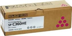 RICOH 408186 - Cartouche Originale Ricoh ref 408186 Couleur Magenta 5000 pages RICOH 408186