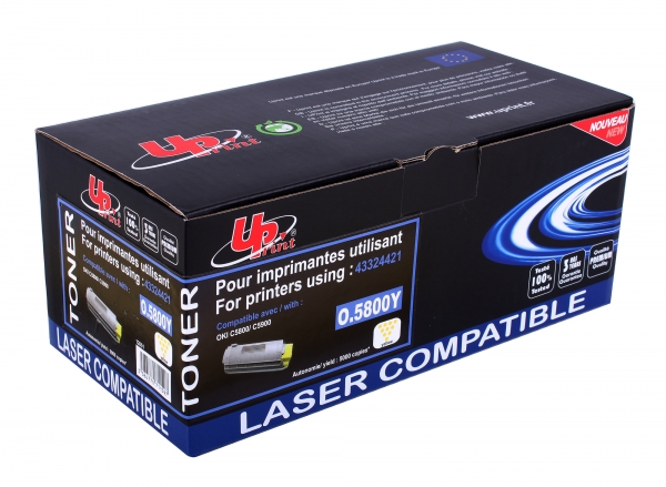 OKI 43324421 C - Toner laser jaune O5800Y OKI 43324421 C