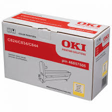 OKI 46857505 - Tambour Jaune Originale Oki ref 46857505 30000 pages pour Oki C834 OKI 46857505
