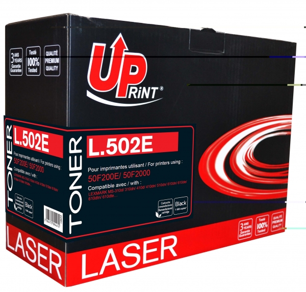 LEXMARK 50F2000 C - Toner laser noir compatible lexmark 502 série MS310 L502E LEXMARK 50F2000 C
