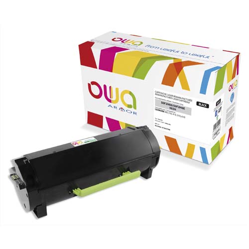 LEXMARK 50F2H00 K15637OW - Toner laser noir 502H 50F2H0E LEXMARK 50F2H00 K15637OW