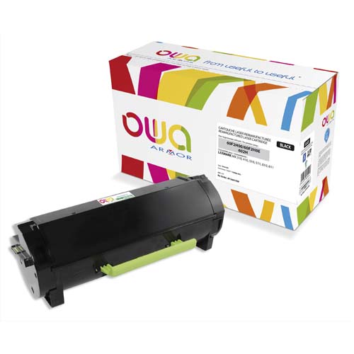 LEXMARK 60F2H00 K15641OW - Toner laser noir 602H 60F2H0E LEXMARK 60F2H00 K15641OW