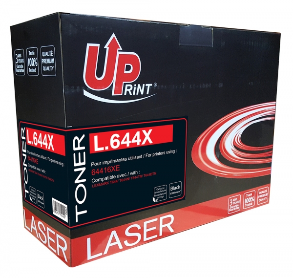 LEXMARK 64416XE Uprint - Toner laser noir compatible lexmark 64416XE-64436XE L644X LEXMARK 64416XE Uprint