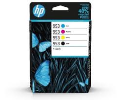 HP 6ZC69AE HP 953 - HP Pack 4 couleurs Original HP n° 953 BK 1000p+ CMY 3x700p ref 6ZC69AE HP 6ZC69AE HP 953