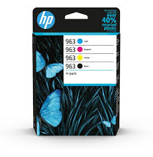 HP 6ZC70AE - Pack 4 couleurs Original HP Encre 963 BK 1000p+ CMY 3x700p ref 6ZC70AE HP 6ZC70AE