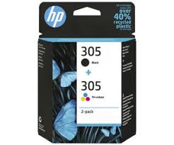 HP 6ZD17AE - Double Pack Original HP n° 305 ref 6ZD17AE Noir et Couleur 220 pages HP 6ZD17AE