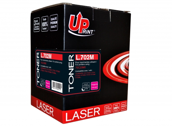 LEXMARK 70C20M0 Uprint - Toner laser magenta compatible Lexmark 702M L702M LEXMARK 70C20M0 Uprint