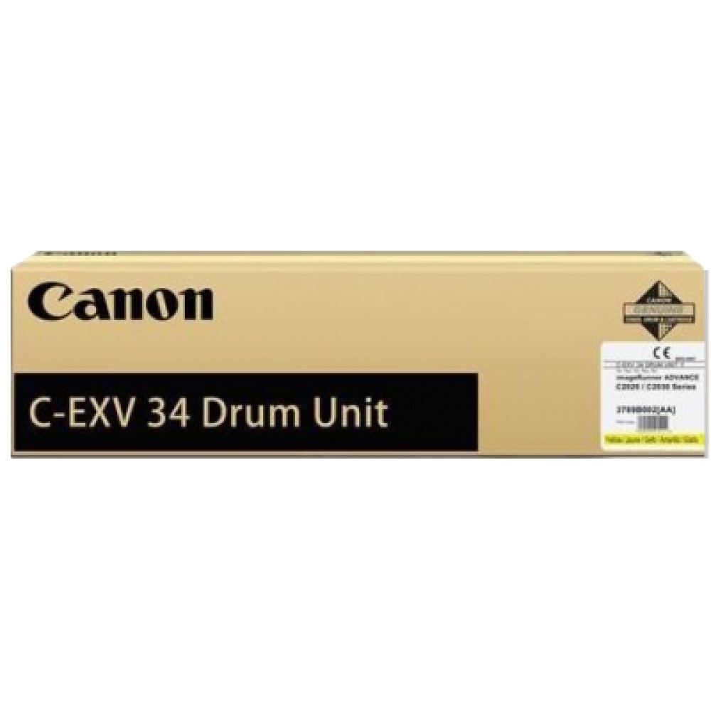 CANON C-EXV34Y Drum - Tambour laser jaune canon CEXV34Y type 3789B003 ref C-EXV34 Drum unit CANON C-EXV34Y Drum