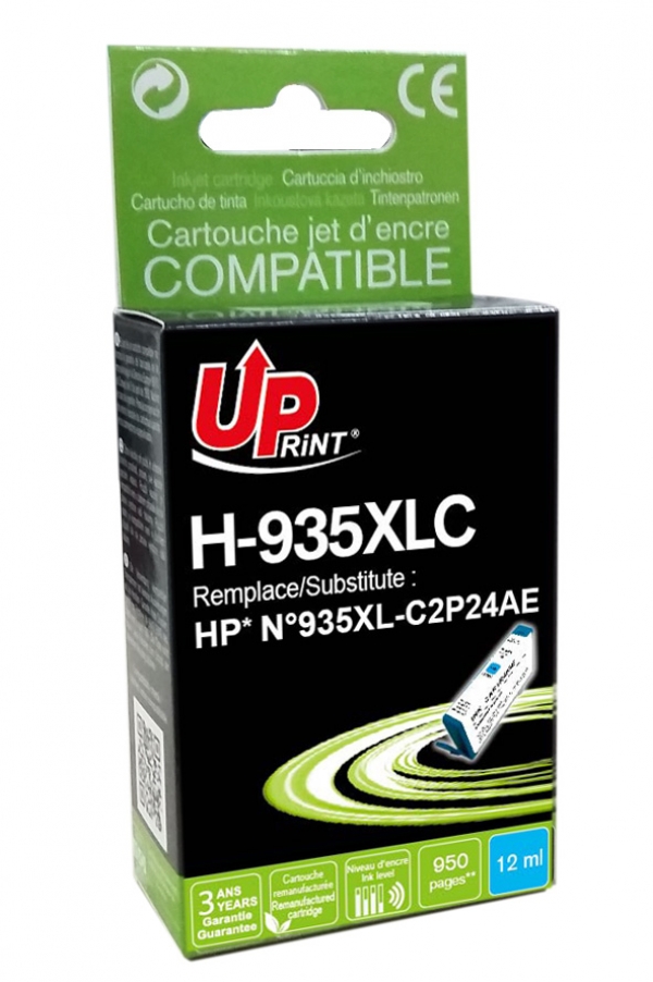 HP C2P24AEC - Cartouche jet d'encre cyan Générique pour HP n°935XL H935XLC HP C2P24AEC