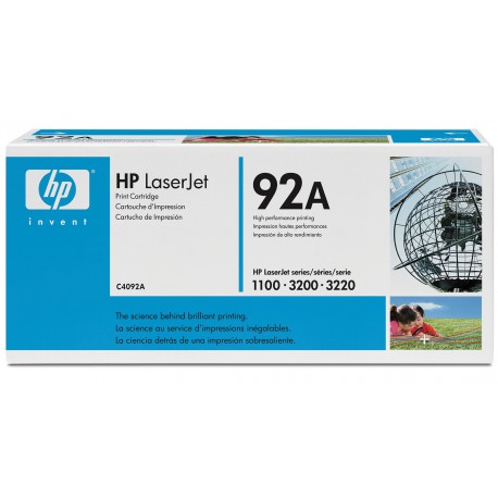 HP C4092A - Toner laser noir HP 92A HP C4092A