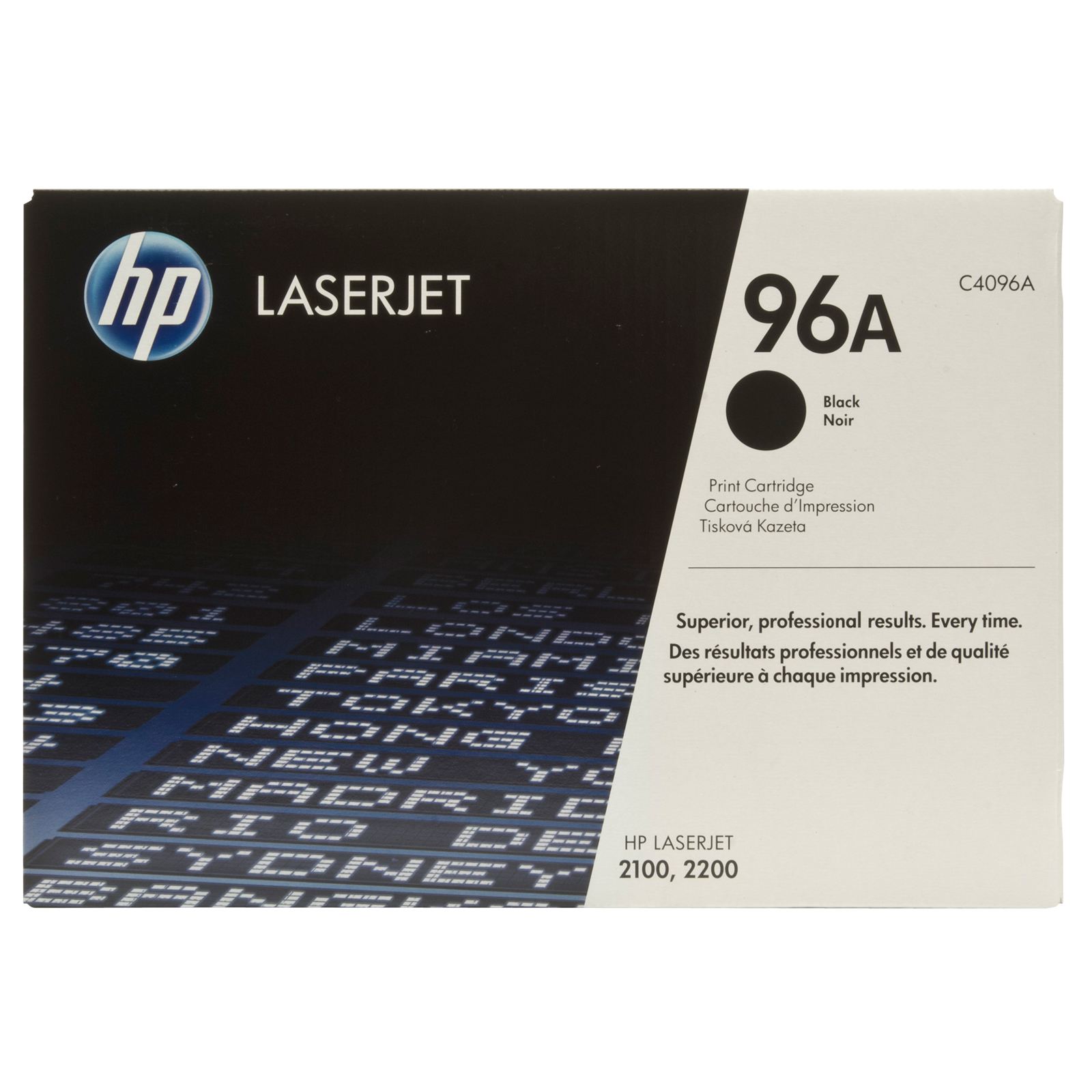 HP C4096A - Toner laser noir 96A HP C4096A