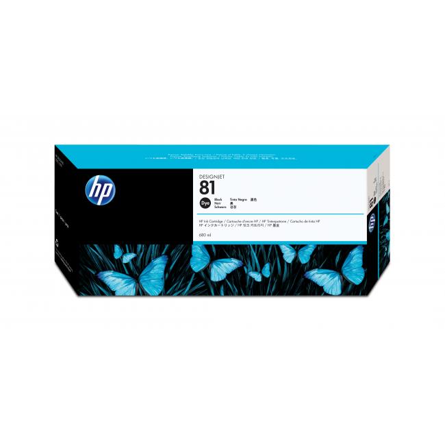 HP C4930A - Cartouche jet d'encre noire n° 81 HP C4930A