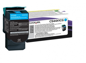 LEXMARK C544X1CG - Toner laser cyan lexmark C544-C546-X544 très haute capacité LEXMARK C544X1CG