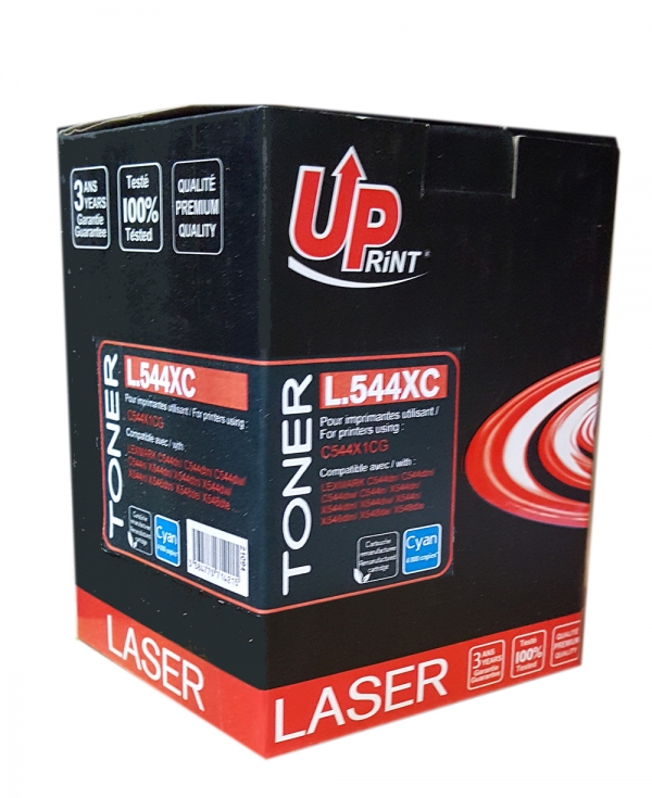 LEXMARK C544X1CG Uprint - Toner laser cyan compatible lexmark C544X1CG C544X2CG L544XC LEXMARK C544X1CG Uprint