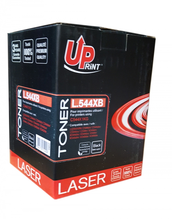 LEXMARK C544X1KG Uprint - Toner laser noir compatible lexmark C544X1KG C544X2KG L544XB LEXMARK C544X1KG Uprint