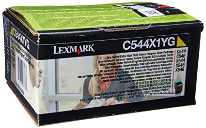 LEXMARK C544X1YG - Toner laser jaune lexmark C544-X544 très haute capacité LEXMARK C544X1YG