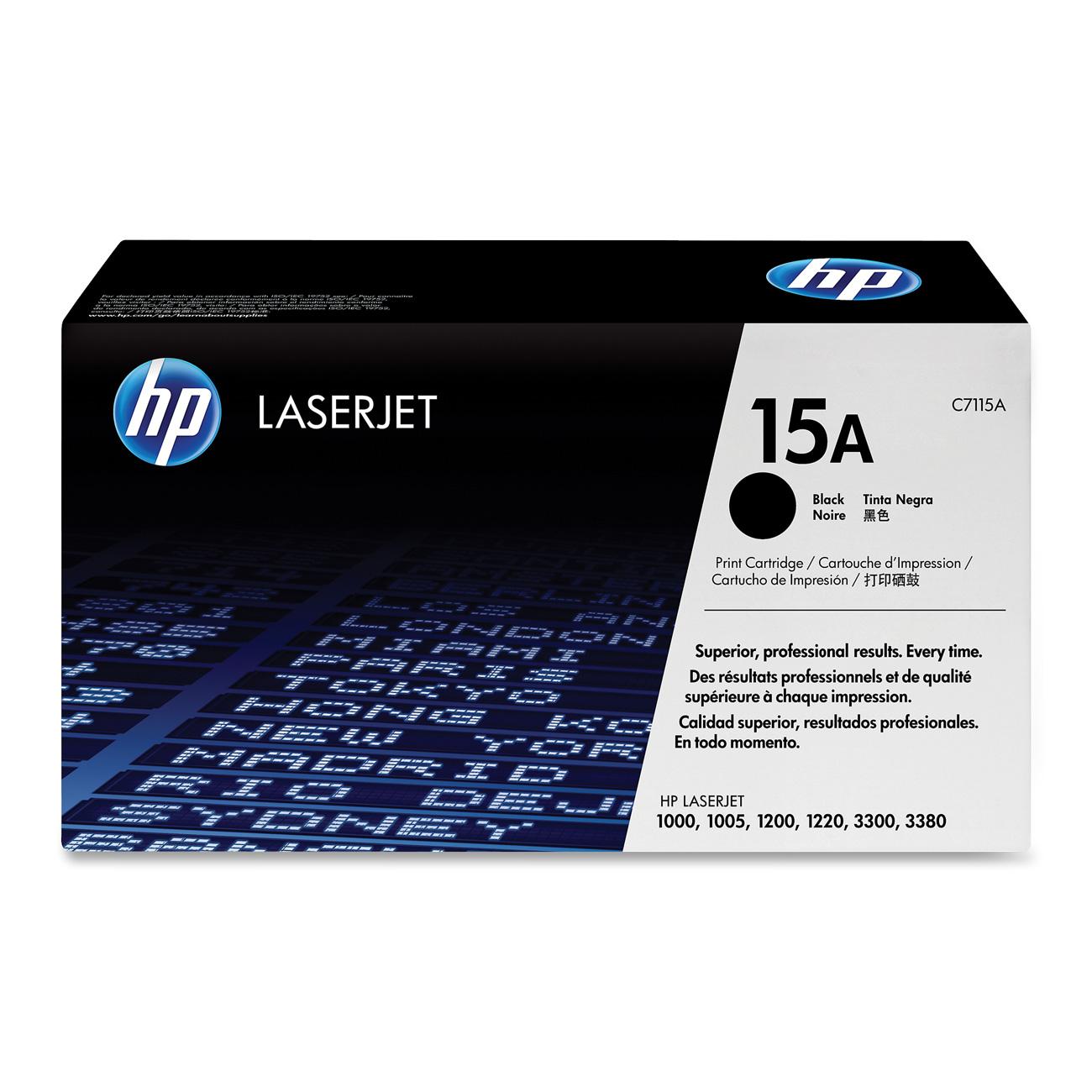 HP C7115A - Toner laser noir 15A HP C7115A