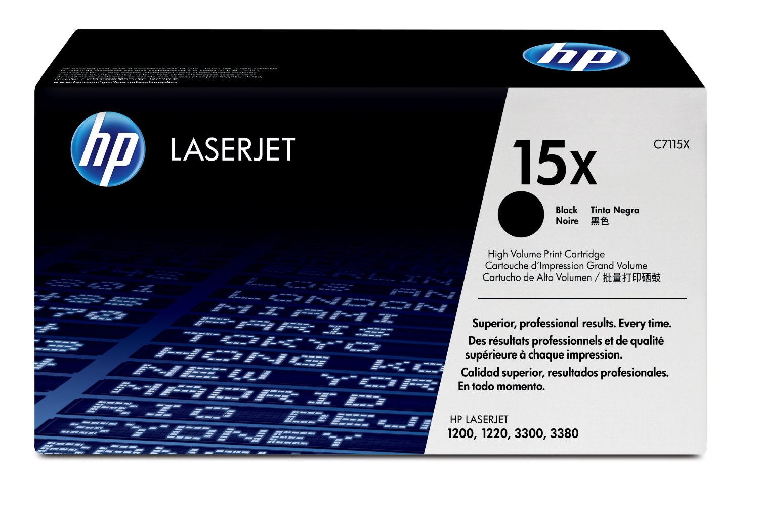 HP C7115X - Toner laser noir 15X HP C7115X