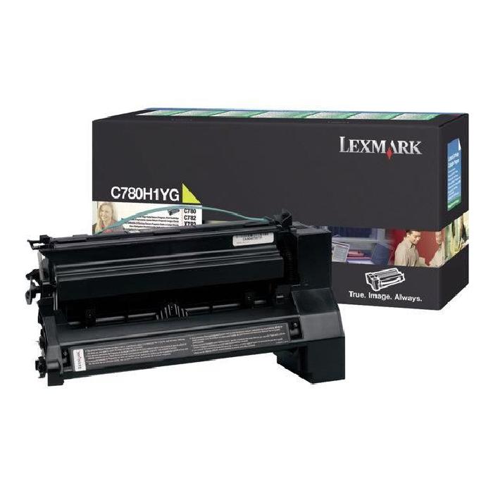 LEXMARK C780H1YG - Toner laser jaune lexmark série C780-C782-X782 LEXMARK C780H1YG