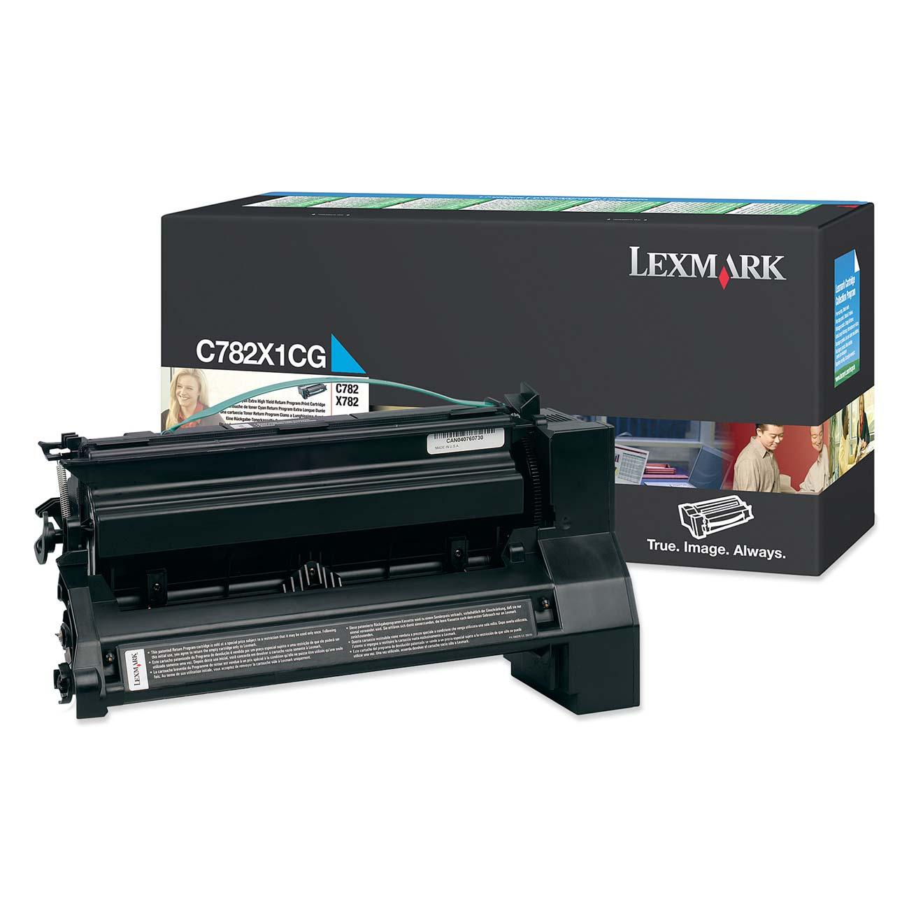 LEXMARK C782X1CG - Toner laser cyan LEXMARK C782X1CG