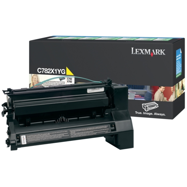 LEXMARK C782X1YG - Toner laser jaune LEXMARK C782X1YG