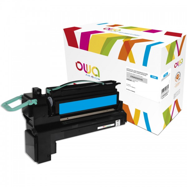 LEXMARK C792X1CG K15899OW - Toner laser cyan marque armor compatible lexmark série C792 LEXMARK C792X1CG K15899OW