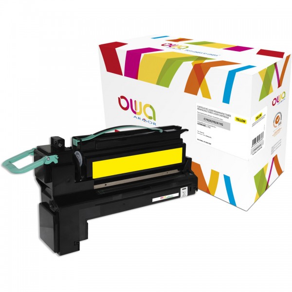 LEXMARK C792X1YG K15901OW - Toner laser jaune marque armor compatible lexmark série C792 LEXMARK C792X1YG K15901OW