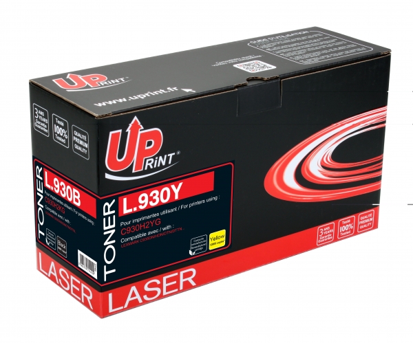 LEXMARK C930H2YG Uprint - Toner laser jaune compatible lexmark série C935 L930Y LEXMARK C930H2YG Uprint