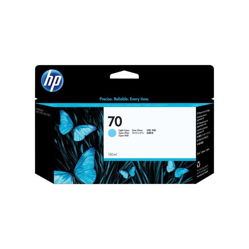 HP C9390A - Cartouche jet d'encre cyan clair n°70 HP C9390A