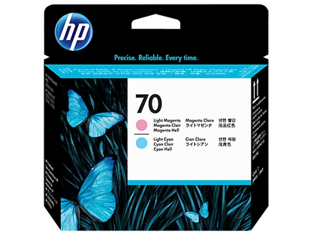HP C9405A - Tête impression HP cyan clair et magenta clair n°70 HP C9405A