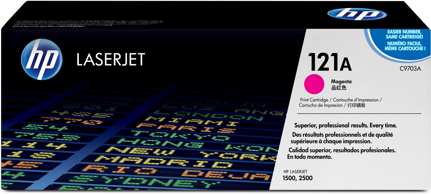 HP C9703A - Toner laser magenta 121A HP C9703A