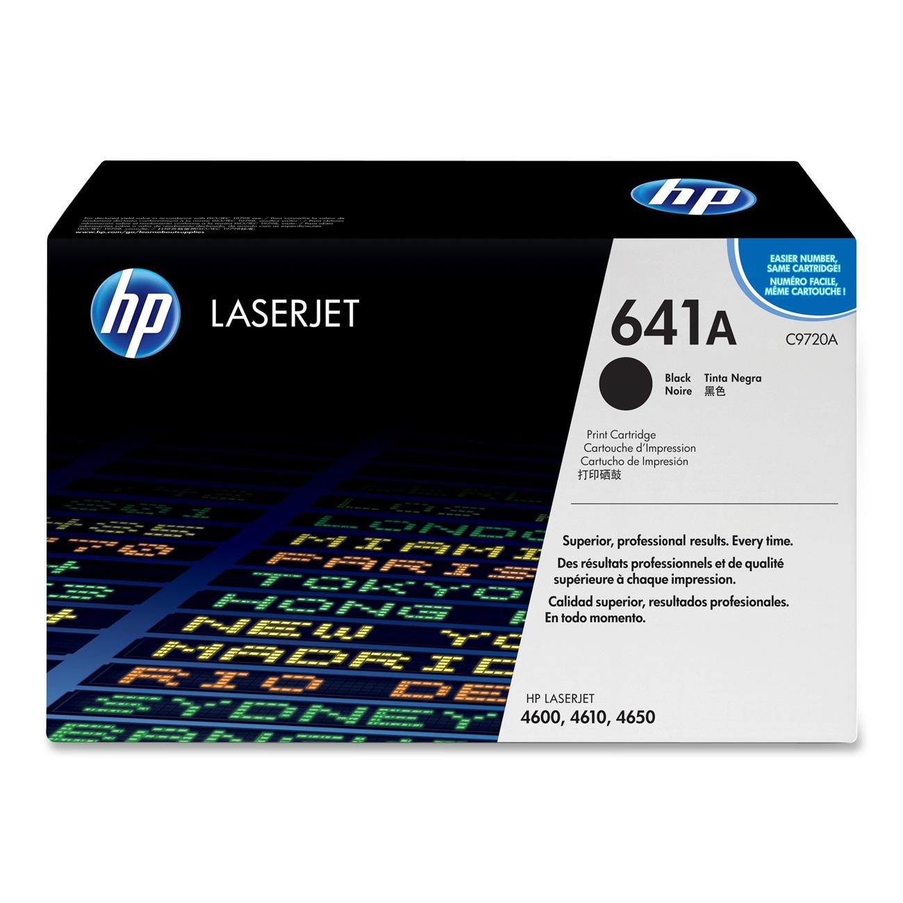 HP C9720A - Toner laser noir 641A HP C9720A