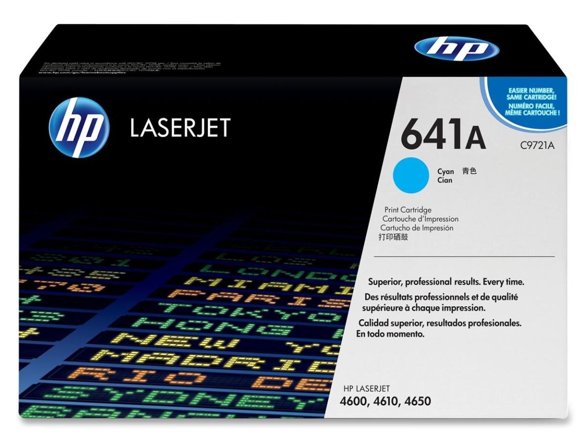 HP C9721A - Toner laser cyan 641A HP C9721A