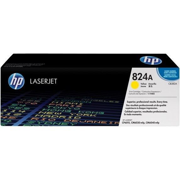 HP CB382A - Toner laser jaune 824A HP CB382A
