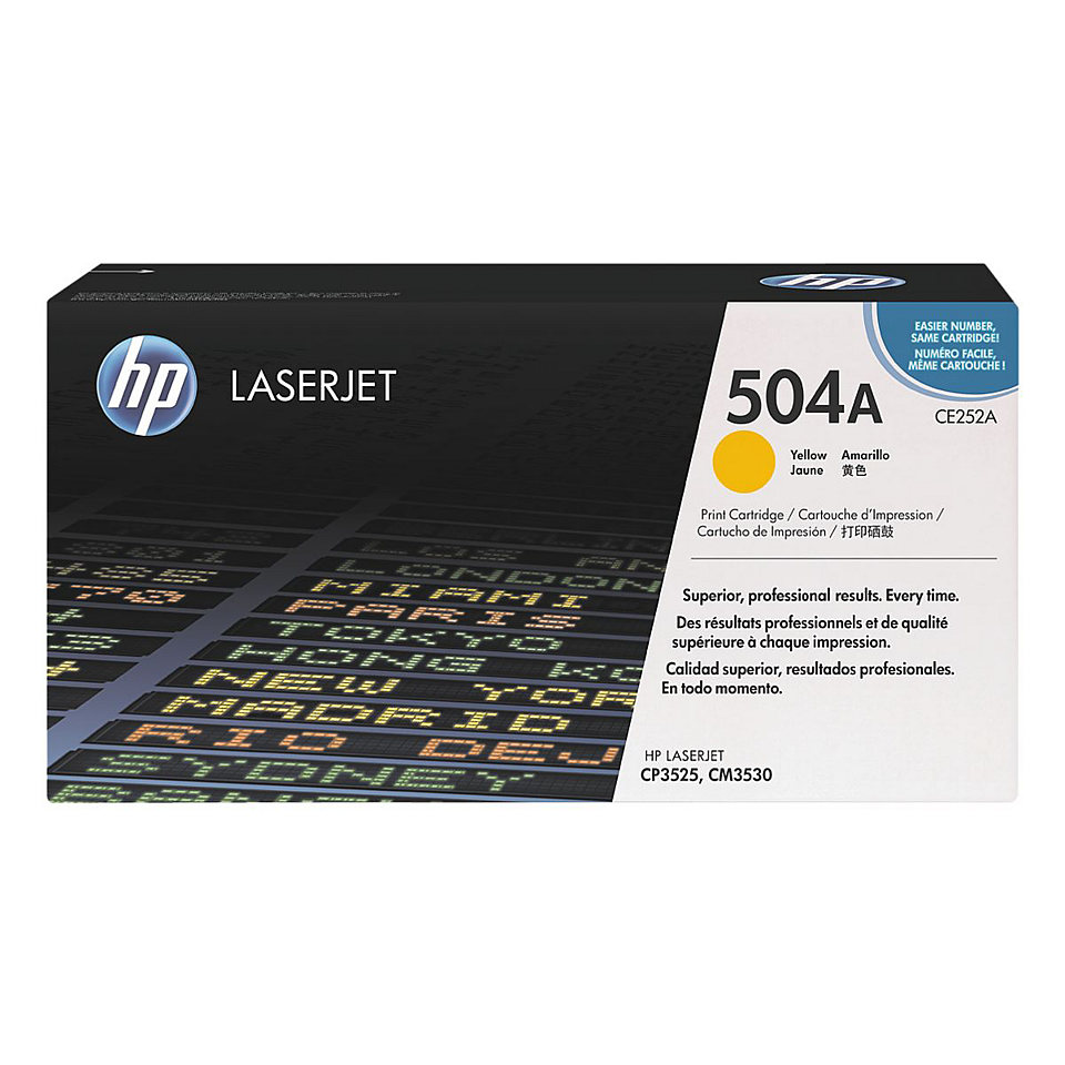 HP CE252A - Toner laser jaune 504A HP CE252A