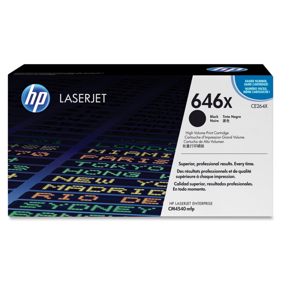 HP CE264X - Toner laser noir HP 646X HP CE264X