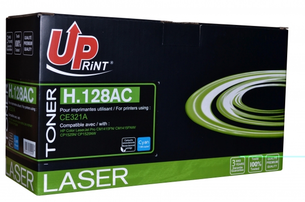 HP CE321A C - Toner laser cyan Compatible Premium pour HP 128A H128AC HP CE321A C